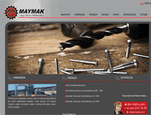 Tablet Screenshot of maymak.com.tr